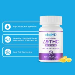 cbdMD Delta 9 Microdose Capsules